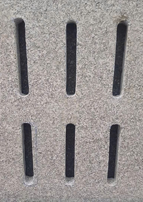 Specially processed granite stone