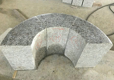Specially processed granite stone