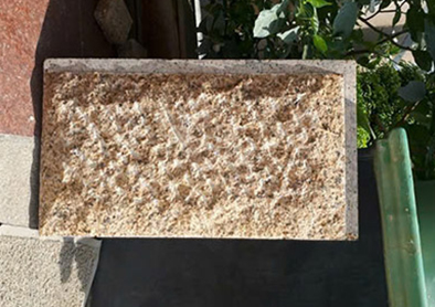 Specially processed granite stone