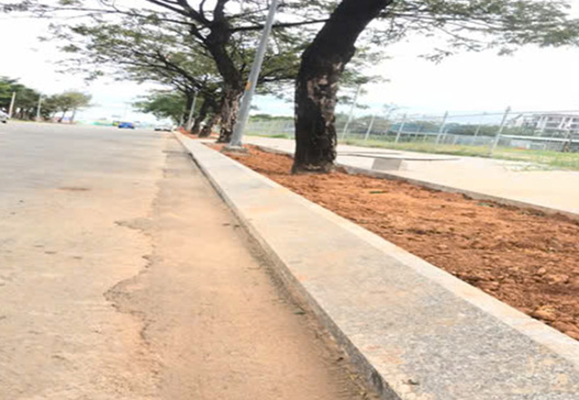 Installation of Granite on Tran Hung Dao Street, Quy Nhon
