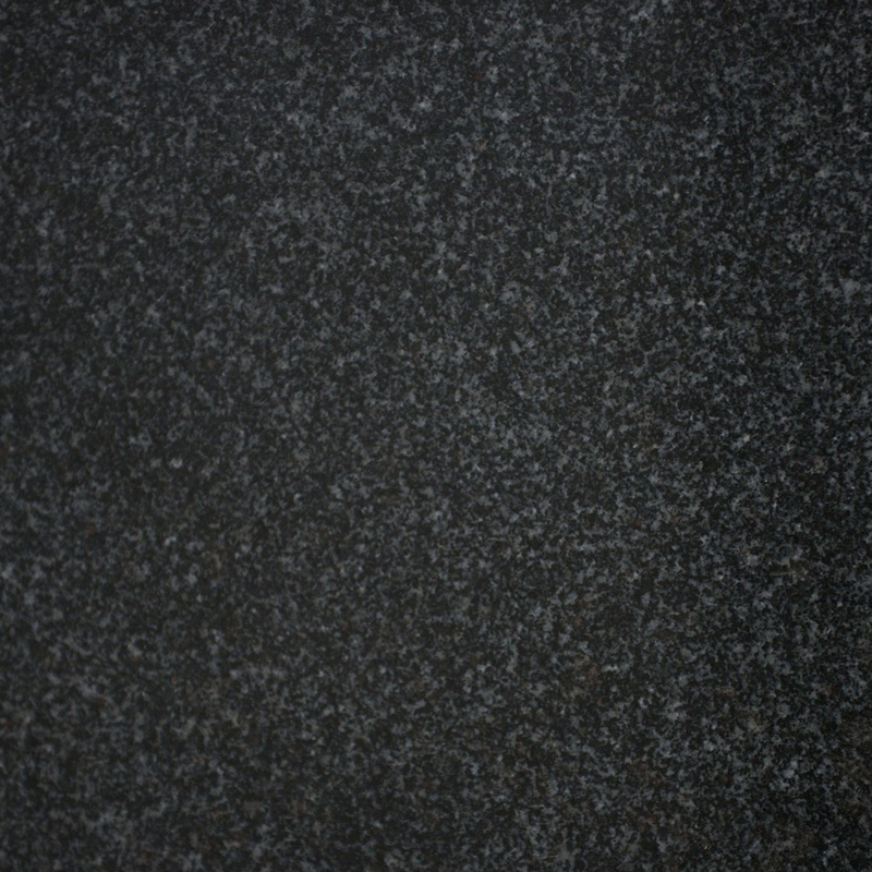 Black granite stone
