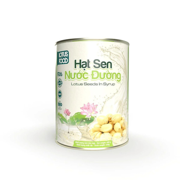 Canned lotus seeds in syrup