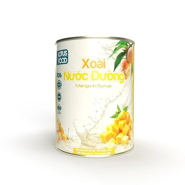 Canned mangoes in syrup