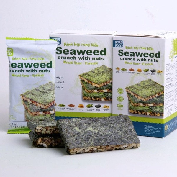 Wasabi seaweed sandwich crackers