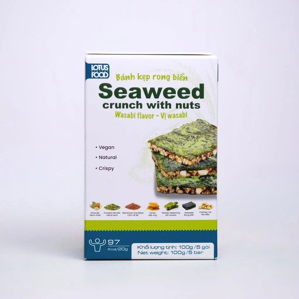 Wasabi seaweed sandwich crackers