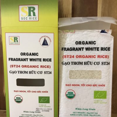 Organic fragrant ST24 rice