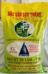 Ong Cua ST25 shrimp-field rice