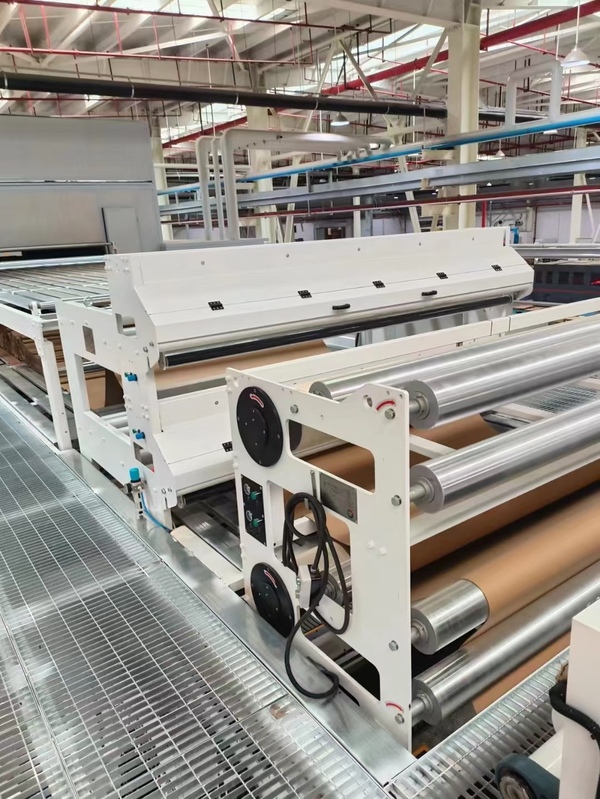 Automatic web guiding machine