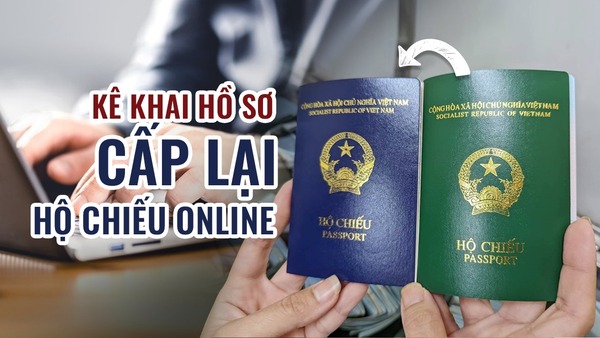 Online application for passport re-issuance