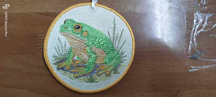 Computerized embroidery product