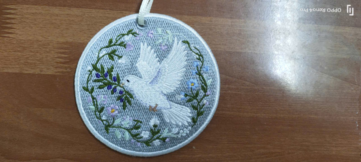 Computerized embroidery product