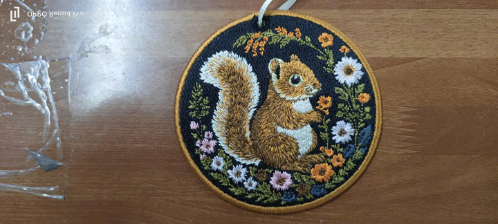 Computerized embroidery product
