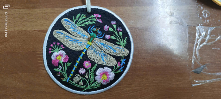 Computerized embroidery product
