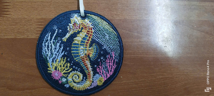 Computerized embroidery product