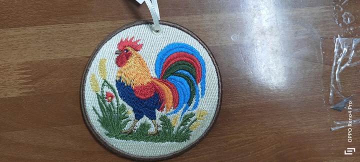 Computerized embroidery product