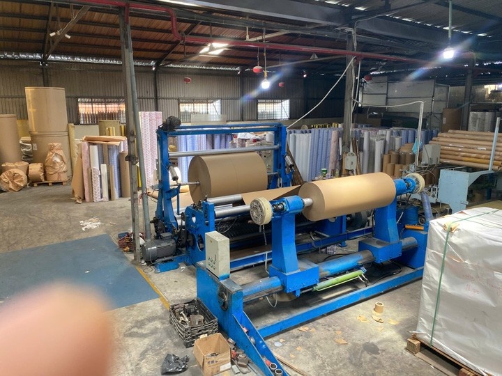 Slit kraft paper rolls