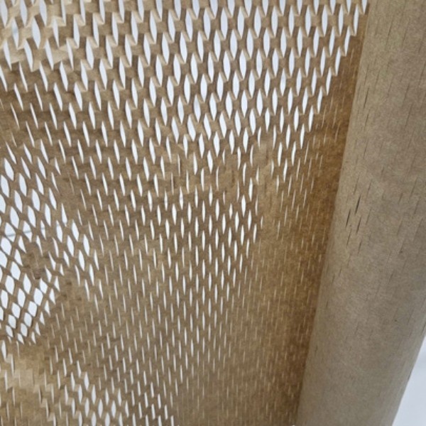 Shock-absorbing honeycomb paper