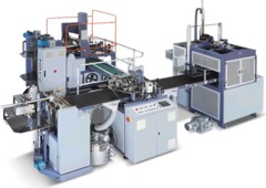 Automatic rigid box making machine