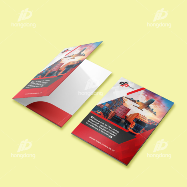 Presentation folder printing