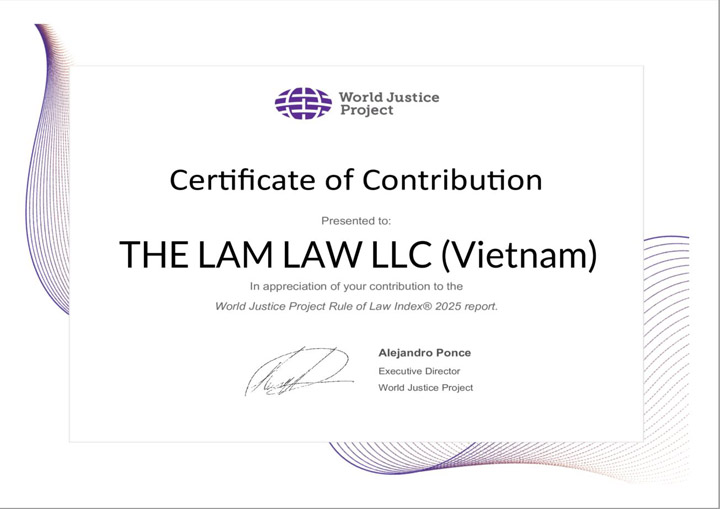 Certification of Contribution - WJP
