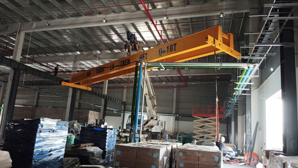Double girder overhead crane