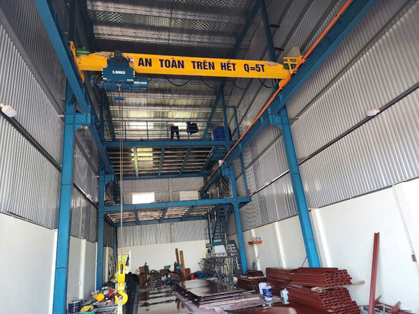 Single girder overhead crane