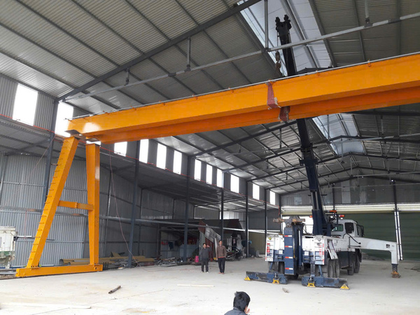 Double girder gantry crane