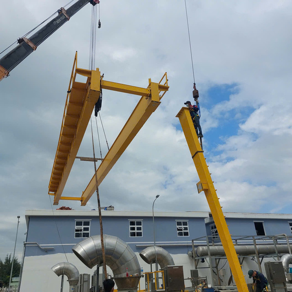Double girder gantry crane