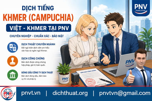 Khmer translation service