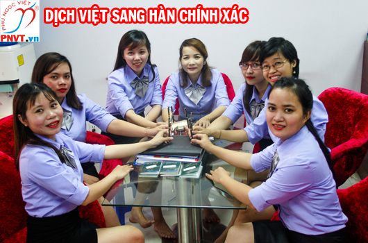 Vietnamese to Korean Translation