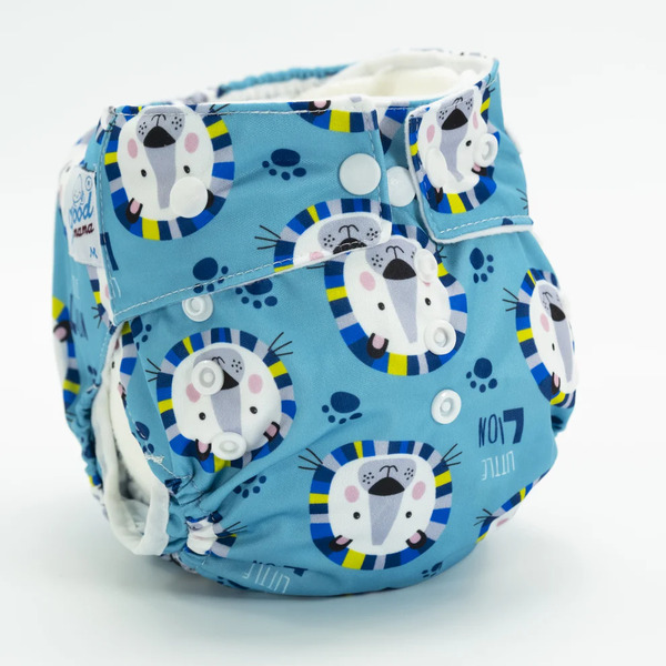 Goodmama lion pattern cloth diaper for boys