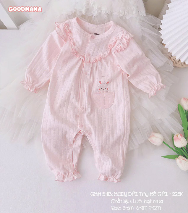 Long-sleeve bodysuit for girls GBH5-113