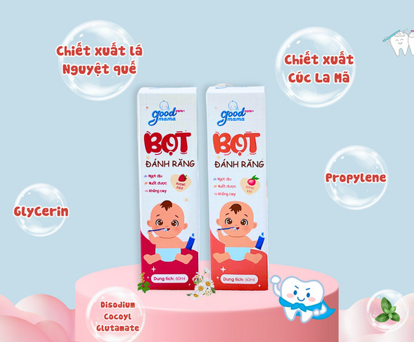 Kids foam toothpaste