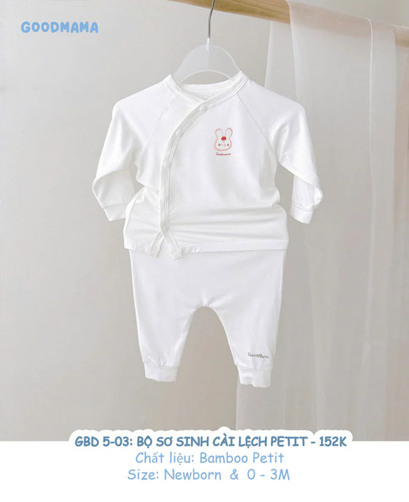 Goodmama Pepttit newborn side-button set GBD5-03