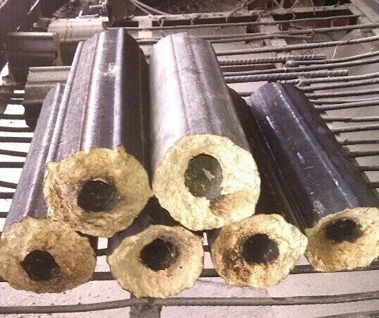 Rice husk briquette bar