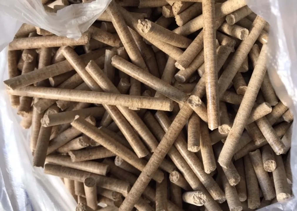 Rice husk pellet