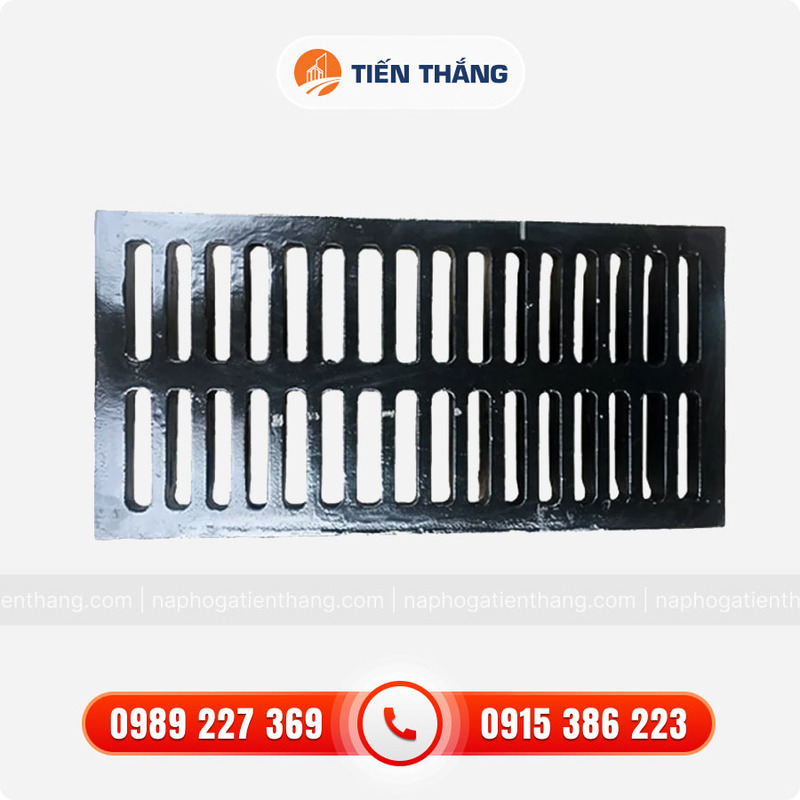 Cast iron gully grate without frame