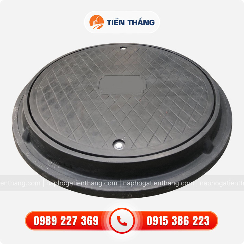 Composite manhole cover round frame round lid