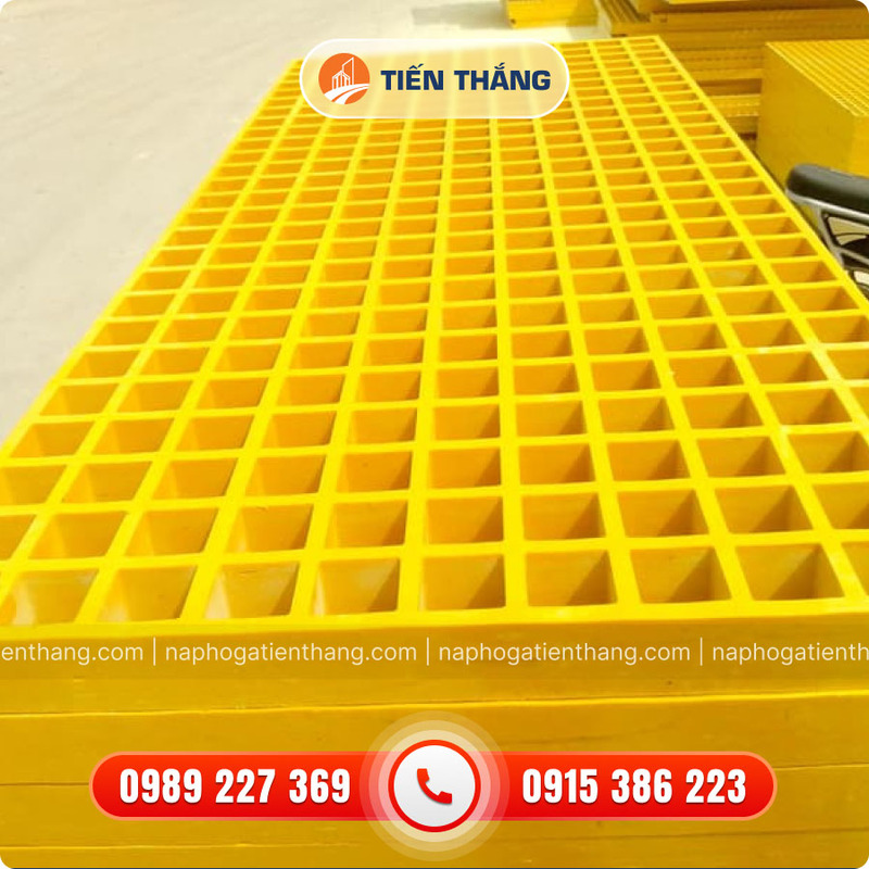 Yellow FRP floor panel