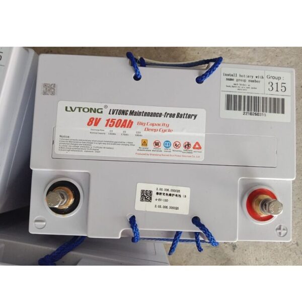 Lvtong 8V-150Ah batteries