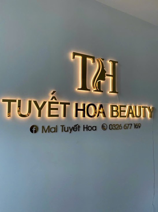 Gold stainless steel letters