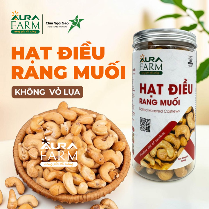 Salted Roasted Cashews Without Skin