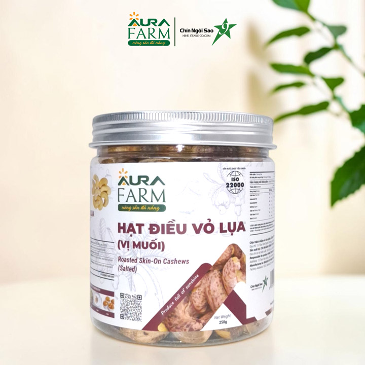 Roasted Skin-on Cashews (Salted)