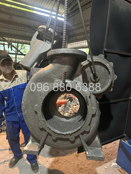 High chromium alloy cast iron pump impellers
