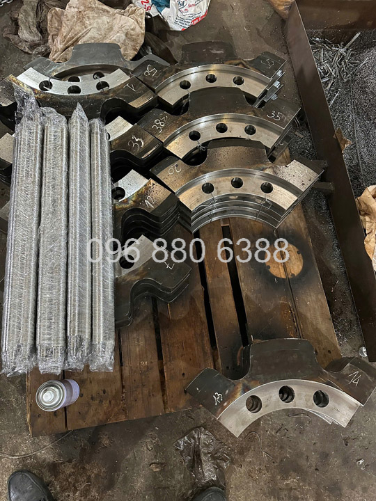 40XM steel sprocket segments