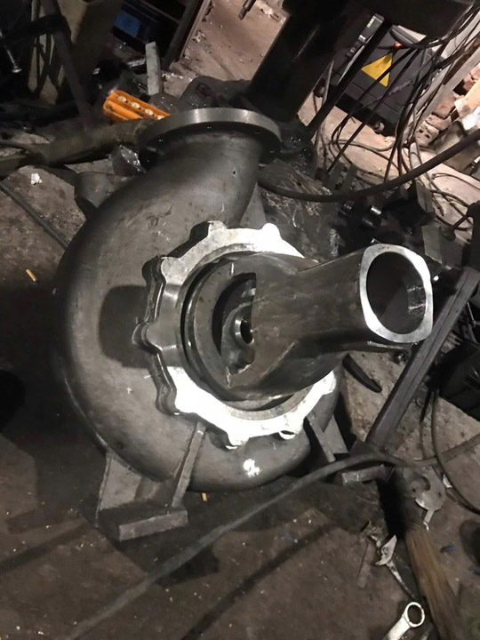 High-chromium alloy cast iron pump impeller