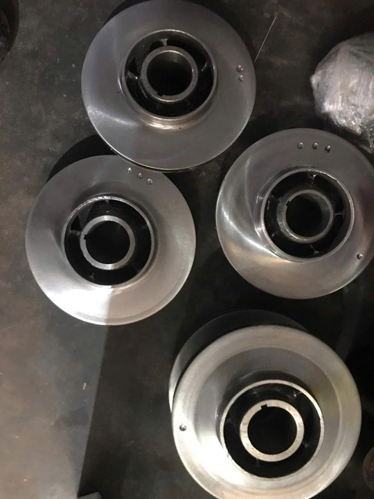 Stainless steel pump impeller