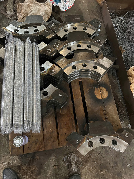 40XM steel sprocket segment