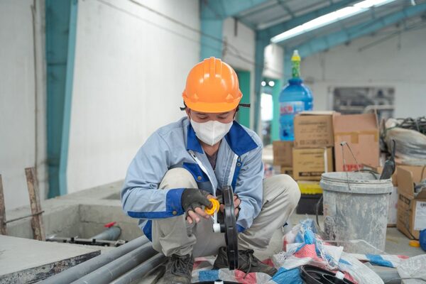 Construction of wastewater treatment system for Chau Do Joint Stock Company