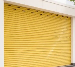 Galvanized steel roller shutters